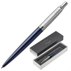 Ручка шариковая PARKER "Jotter Core Royal Blue CT", корпус синий, детали хром, синяя, 1953186 - фото 11021732