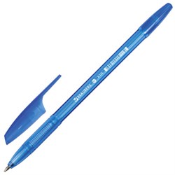 Ручка шариковая BRAUBERG "X-333", СИНЯЯ, корпус тонированный, узел 0,7 мм, линия письма 0,35 мм, 142828 - фото 11023496