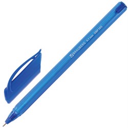 Ручка шариковая масляная BRAUBERG "Extra Glide Tone", СИНЯЯ, трехгранная, узел 0,7 мм, линия письма 0,35 мм, 142924 - фото 11023732