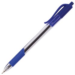 Ручка шариковая масляная автоматическая BRAUBERG "Extra Glide R-Grip", СИНЯЯ, узел 0,7 мм, линия письма 0,35 мм, 142930 - фото 11023796