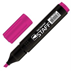Текстовыделитель STAFF College "STICK HL-497", РОЗОВЫЙ, 1-4 мм, 151499 - фото 11031757