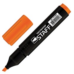 Текстовыделитель STAFF College "STICK HL-497", ОРАНЖЕВЫЙ, 1-4 мм, 151500 - фото 11031759