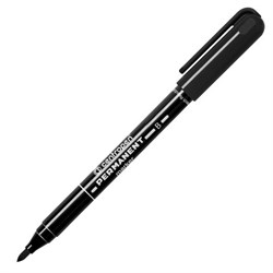 Маркер перманентный CENTROPEN 2836, ЧЕРНЫЙ, круглый наконечник, 2 мм, 6 2836 0012 - фото 11036043