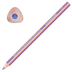 Карандаш цветной утолщенный STAEDTLER "Noris club", 1 шт., трехгранный, грифель 4 мм, фиолетовый, натуральное дерево, 1284-6 - фото 11038445