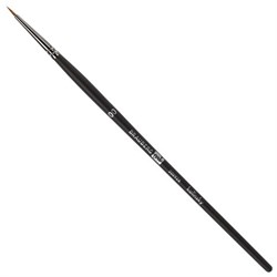 Кисть художественная проф. BRAUBERG ART CLASSIC, колонок, круглая, № 00, короткая ручка, 200928 - фото 11047366