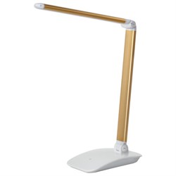 Настольная лампа-светильник SONNEN PH-3607, на подставке, LED, 9 Вт, металлический корпус, золотистый, 236685 - фото 11074337