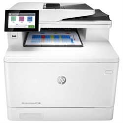 МФУ лазерное ЦВЕТНОЕ HP Color LJ Enterprise M480f &quot;4 в 1&quot;, А4, 27 стр./мин, 55000 стр./мес, ДУПЛЕКС, ДАПД, сетевая карта, 3QA55A