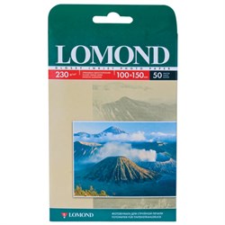 Фотобумага глянцевая, 10х15 см, 230 г/м2, односторонняя, 50 листов, LOMOND, 0102035 - фото 11087962