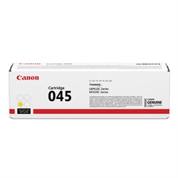 Картридж лазерный CANON (045Y) MF635/633/631/LBP 611/613, желтый, ресурс 1300 стр., оригинальный, 1239C002 - фото 11089660