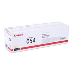 Картридж лазерный CANON (054Y) для i-SENSYS LBP621Cw/MF641Cw/645Cx, желтый, ресурс 1200 страниц, оригинальный, 3021C002 - фото 11090270