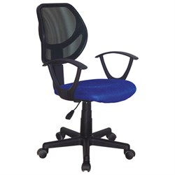 Кресло компактное BRABIX "Flip MG-305", ткань TW, синее/черное, 531919 - фото 11114092