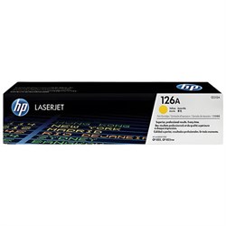 Картридж лазерный HP (CE312A) LaserJet CP1025/CP1025NW, желтый, оригинальный, ресурс 1000 страниц - копия - фото 11189866