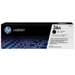 Картридж лазерный HP (CB436A) LaserJet P1505/M1120/M1522, №36А, оригинальный, ресурс 2000 стр. - копия - фото 11189971