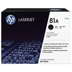 Картридж лазерный HP (CF281A) LaserJet M604n/M604dn/M605/M606/M630, №81A, оригинальный, ресурс 10500 страниц - копия - фото 11190161