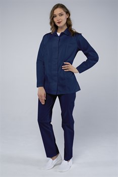 Куртка женская ХАССП-Премиум (тк.Оптима,160), т.синий - фото 11295070