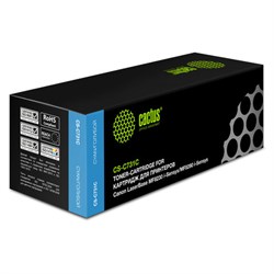 Картридж лазерный CACTUS (CS-C731C) для CANON LBP7100/7110/MF8230/8280, голубой, ресурс 1500 стр. - фото 11330414