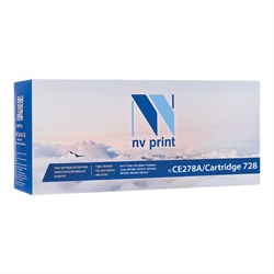 Картридж лазерный NV PRINT (NV-CE278A/728) для HP/CANON LJ P1566/P1606/ MF4410/4430, ресурс 2100 стр., NV-CE278A/Canon - фото 11330527