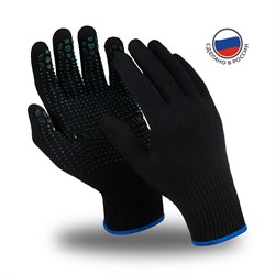 Перчатки Manipula Specialist® Механик Блэк (нейлон/хлопок+ПВХ), MG-114 - фото 11367520