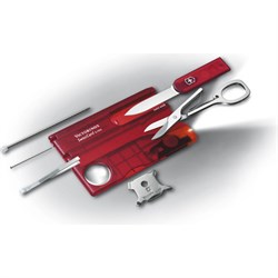 Швейцарская карточка Victorinox SwissCard Lite Red - фото 11841660