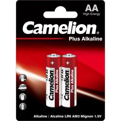 Батарейка Camelion Plus Alkaline LR 6 BL-2 1.5В - фото 11847576