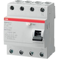 Выключатель дифференциального тока ABB FH204 - фото 11849454