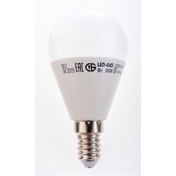 Лампа IEK LLE-G45-9-230-30-E14 - фото 11905464