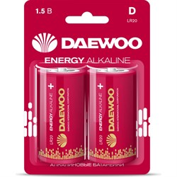 Алкалиновая батарейка Daewoo ENERGY Alkaline 2021 - фото 12031712