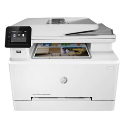 МФУ лазерное ЦВЕТНОЕ HP Color LaserJet Pro M283fdn "4 в 1", 21 стр./мин, 40000 стр./месяц, ДУПЛЕКС, сетевая карта, 7KW74A - фото 12537946