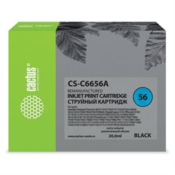 Картридж струйный CACTUS (CS-C6656A) для HP Deskjet 5150/5550/5600/5850, черный - фото 12538887