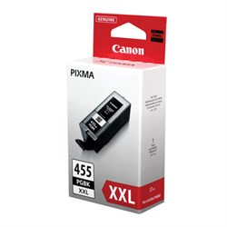 Картридж струйный CANON (PGI-455PGBK XXL)PIXMA MX724/924/iX6840, черный пигментный, оригинальный, ресурс 1000 стр., 8052B001 - фото 12538971