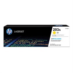 Картридж лазерный HP (CF542A) LaserJet Pro M254/M280/M281, №203A, желтый, оригинальный, ресурс 1300 страниц - фото 12539232