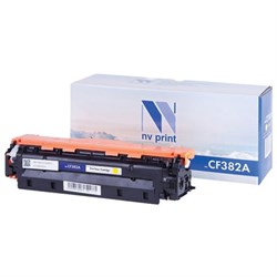 Картридж лазерный NV PRINT (NV-CF382A) для HP LJ M476dn/M476dw/M476nw, желтый, ресурс 2700 страниц - фото 12539489