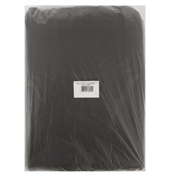 Мешки для мусора 240 л, черные, в пачке 50 штук, прочные, ПВД 43 мкм, 100х140 см, 608329 - фото 12556031