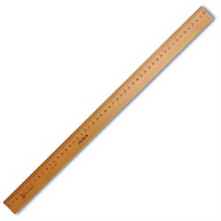 Линейка деревянная, 50 см, ЛП-500, МОЖГА, С209, C209 - фото 13105826