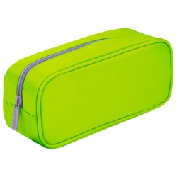 Пенал-косметичка BRAUBERG, мягкий, "KING SIZE NEON GREEN", 20х8х9 см, 229020 - фото 13107979