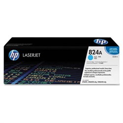 Картридж лазерный HP (CB381A) ColorLaserJet CP6015 и другие, №824A, голубой, оригинальный, ресурс 21000 страниц - фото 13115986