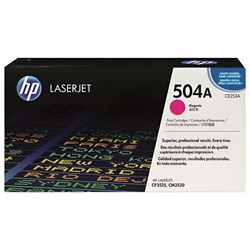 Картридж лазерный HP (CE253A) ColorLaserJet CP3525/CM3530, №504A, пурпурный, оригинальный, ресурс 7000 страниц - фото 13115994