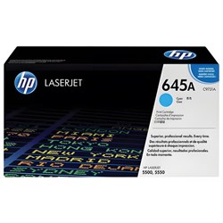 Картридж лазерный HP (C9731A) Color LaserJet 5500/5550, №645A, голубой, оригинальный, ресурс 12000 страниц - фото 13116112