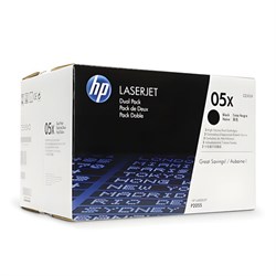 Картридж лазерный HP (CE505XD) HP LaserJet P2055, №05X, КОМПЛЕКТ 2 шт., оригинальный, ресурс 2 х 6500 страниц - фото 13116113