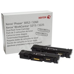 Картридж лазерный XEROX (106R02782) WC 3225/Phaser 3052/3260, оригинальный, КОМПЛЕКТ 2 шт., ресурс 2х3000 страниц - фото 13116245