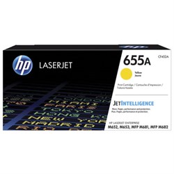 Картридж лазерный HP (CF452A) Color LJ M652dn/M653dn/M681dh, №655A, желтый, оригинальный, ресурс 10500 страниц - фото 13116683