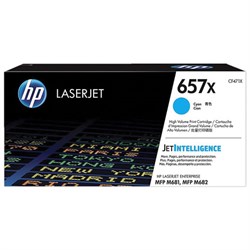 Картридж лазерный HP (CF471X) Color LJ M681dh/M681f/M682z, №657X, голубой, оригинальный, 23000 страниц - фото 13116686