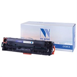 Картридж лазерный NV PRINT (NV-CF381A) для HP LJ M476dn/M476dw/M476nw, голубой, ресурс 2700 страниц - фото 13116867