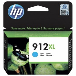 Картридж струйный HP (3YL81A) для HP OfficeJet Pro 8023, №912XL голубой, ресурс 825 страниц, оригинальный - фото 13116893