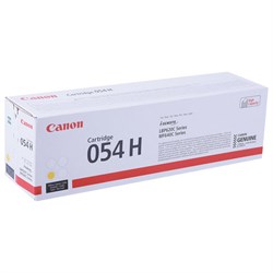 Картридж лазерный CANON (054HY) для i-SENSYS LBP621Cw/MF641Cw/645Cx, желтый, ресурс 2300 страниц, оригинальный, 3025C002 - фото 13116928