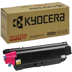 Тонер-картридж KYOCERA (TK-5270M) M6230cidn/M6630cidn/P6230cdn, пурпурный, оригинальный, ресурс 6000 страниц, 1T02TVBNL0 - фото 13117059