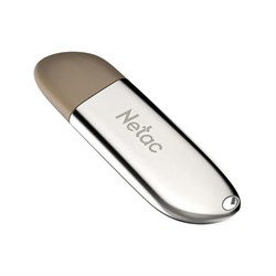 Флеш-диск 32 GB NETAC U352, USB 2.0, металлический корпус, серебристый, NT03U352N-032G-20PN - фото 13124866