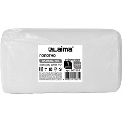Полотно ВАФЕЛЬНОЕ, Узбекистан, отбеленное, рулон 0,45х50 м, плотность 200 (±5) г/м2, в пакете, LAIMA, 607528 - фото 13131019