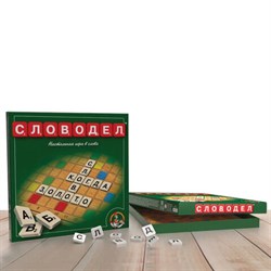 Игра настольная "Словодел" (зеленый), 0309 - фото 13134874