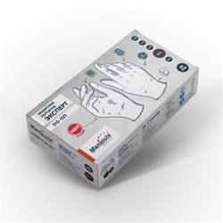 Перчатки Manipula Specialist® Эксперт (нитрил 0,08 мм, упак. 50пар), DG-021 - фото 13137307
